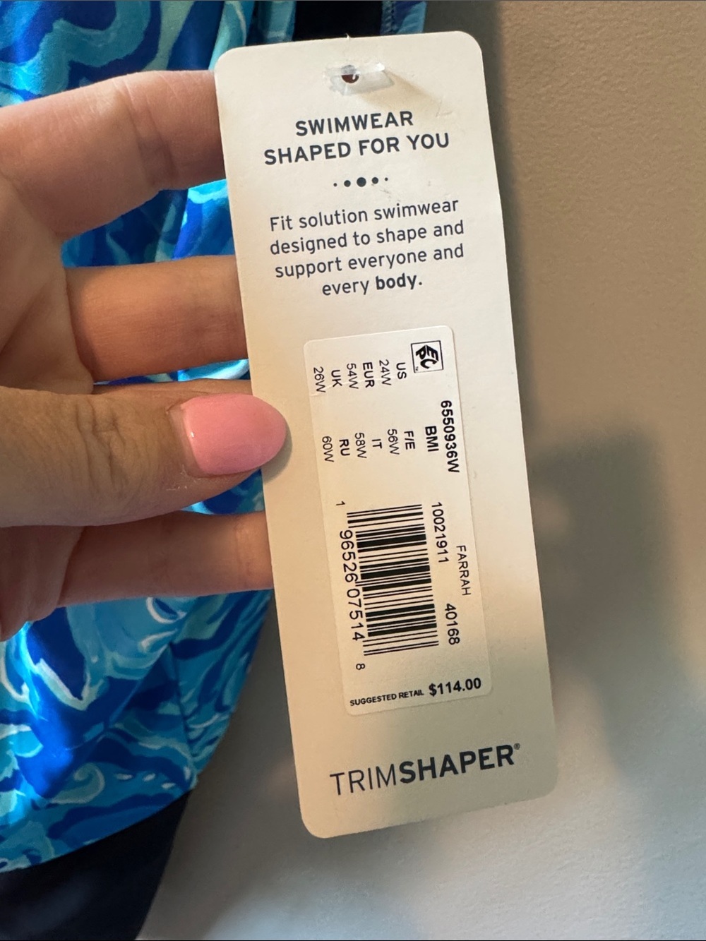 TrimShaper Farrah Romper Swimsuit - Picture 5 of 9
